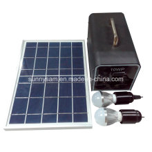 Système solaire portatif de la puissance 10W à la maison pour l&#39;usage à la maison de camping